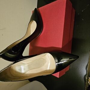 Valentino Black Patent Leather Stiletto Heels